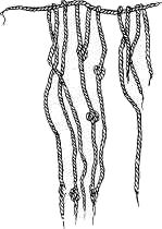 самыми древними памятниками письма являются квипу (узлы - на перуанском языке)