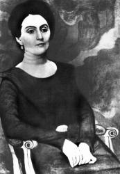 Портрет Лидии Григорьевны Щукиной. Художник Д.И. Мельников. 1910е гг.