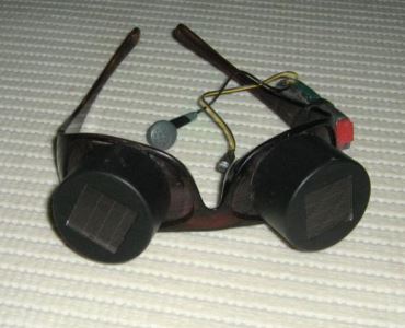 Конструктивное оформление разработки реализовано в виде оправы для очков