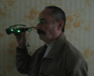 Конструктивное оформление разработки реализовано в виде оправы для очков